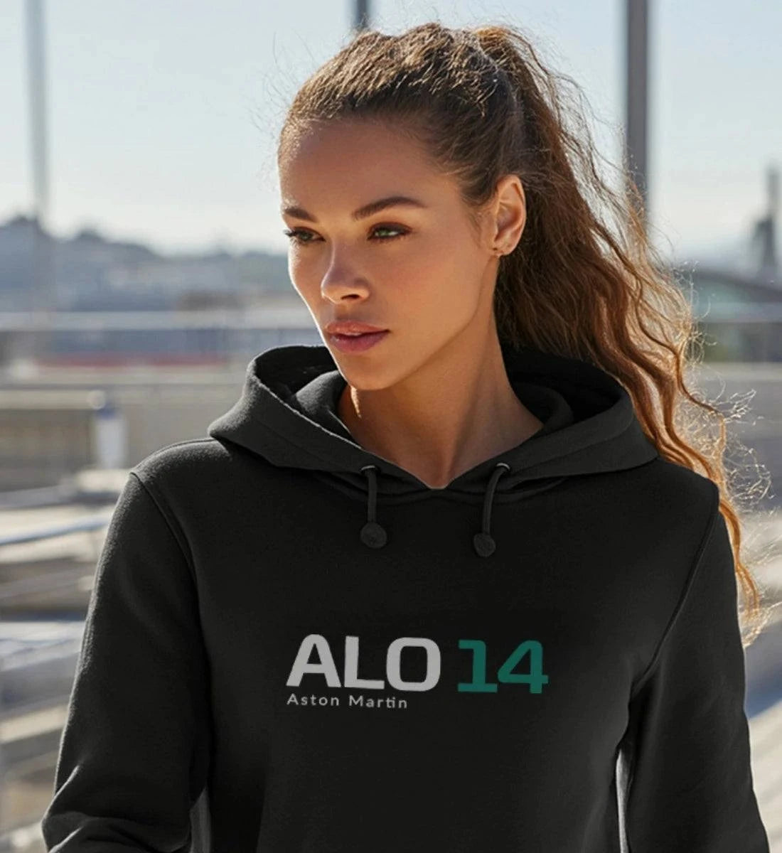 Image of NOVAWEAR ALO 14 Motorsport Hoodie – Limited Edition Streetwear